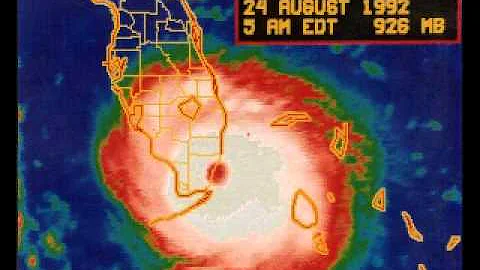 Neil Rogers After Hurricane Andrew Hits (August 24...
