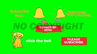 5 Subscribe Cats Button Animation | Green Screen Template | Easy to use | No Copyright | Part 2