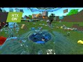 ULTRA Realistic Minecraft - Circle Water Pool - Minecraft RTX Simulation #minecraft #RTX