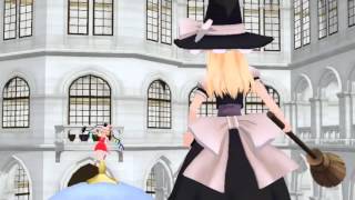 [東方 MMD] - Flandre vs. Marisa - Preview/Test With SFX!!