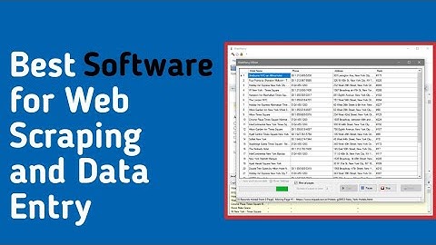 Best Software for Web Scraping and Data Entry - Web Scraper