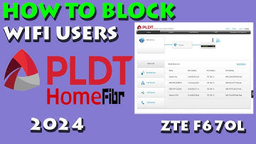 HOW TO BLOCK WIFI USERS on PLDT ZTE F670L using a phone