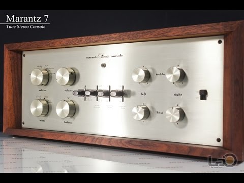 Marantz 7 Tube Stereo Console Preamplifier Sn Youtube