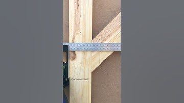 Guaranteed Tight Fits with This Genius Support Notch! #woodwork #shorts #shortvideo #diy
