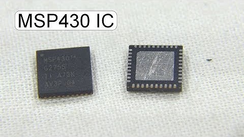 UNBOXING IC MSP430 QFN40 G2755