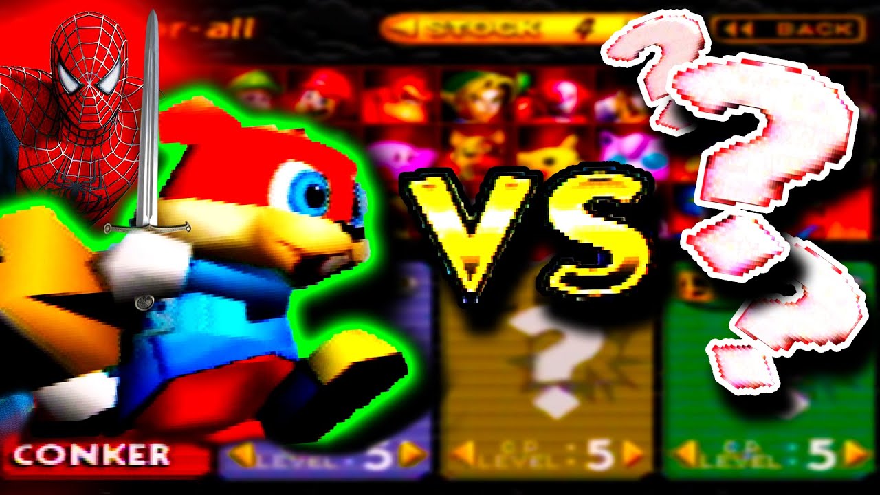 Секретные персонажи для Super Smash Bros на N64?