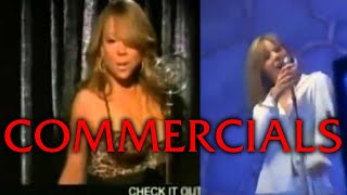 Commercials with Mariah Carey (Touch My Body, E=MC2..)