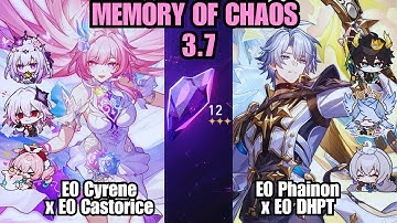 HSR MOC 3.7 | E0 Cyrene x E0 Castorice & E0 Phainon x DHPT | Honkai: Star Rail