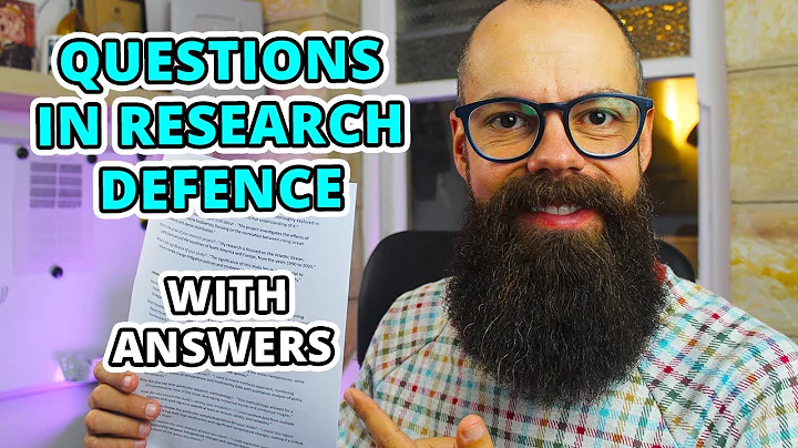 Common Research Defense Questions | Uncovering the Answers to the Toughest