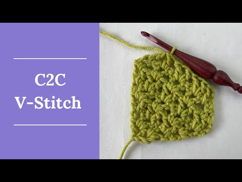 Corner to Corner V-Stitch Tutorial