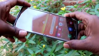 How to hide camera cutout in Samsung Galaxy Z Flip screenshot 3