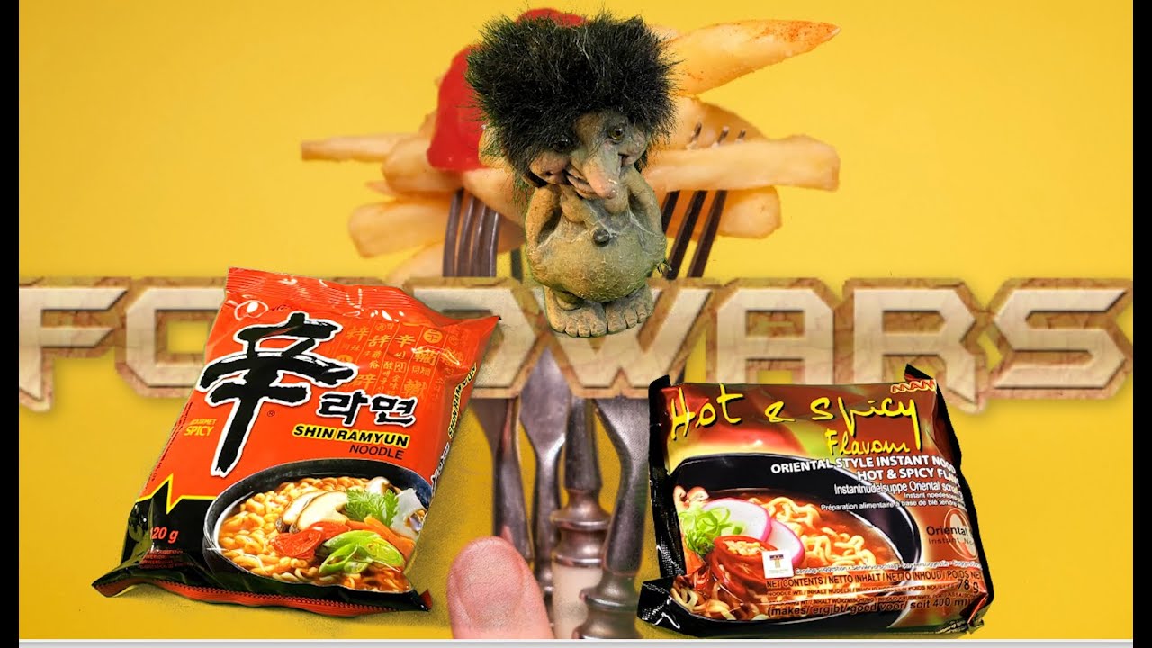 Shim Ramyun & Hot & Spicy Noodles ASDA FOODWARS FOODREVIEW YouTube
