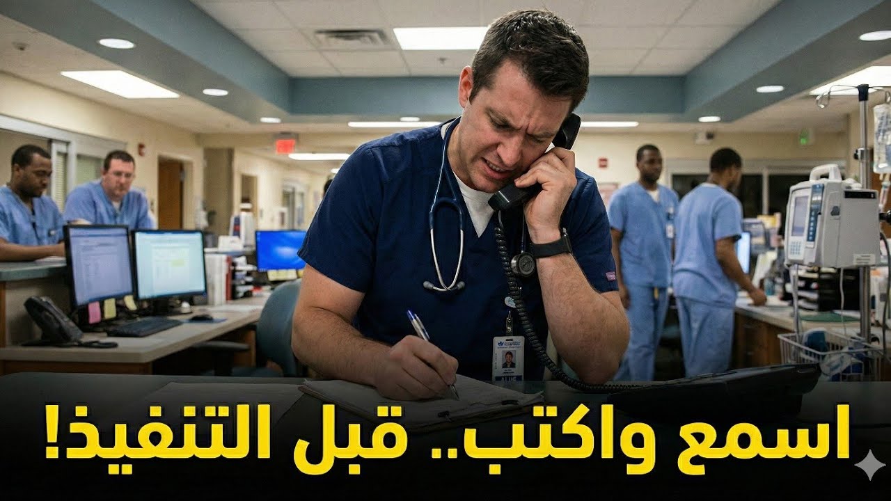 كيفية التعامل مع الأوامر الشفهية والتليفونية  How to handle Verbal and telephone orders