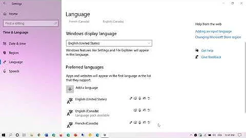 Windows 10 HOW TO Change display language July 23rd 2020