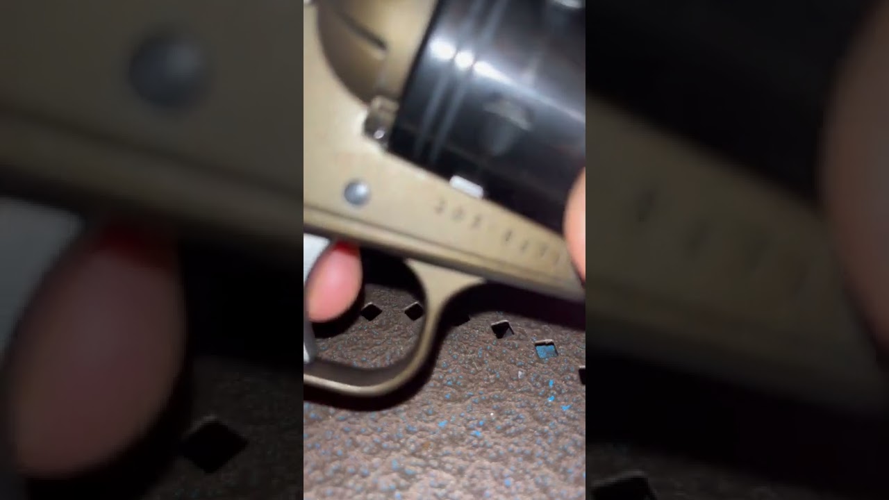 Ruger wrangler accuracy problems. Might be the timing? - YouTube