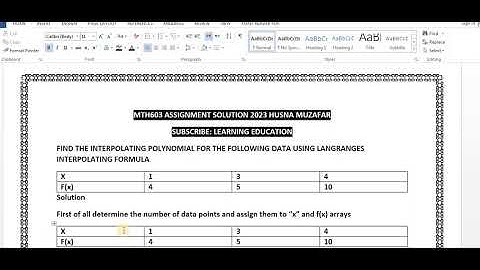 mth603 assignment 2 solution 2023 ||Husna muzaffar||mth603 assignment 2 solution