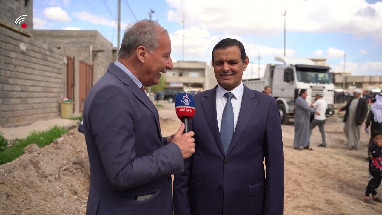 راديو الغد يتابع سير المشاريع في حي الشيماء في الموصل