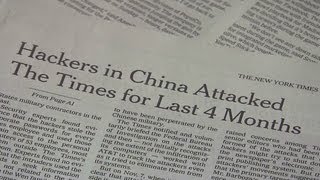 The New York Times says it was targeted by Chinese hackers 2/1/2013