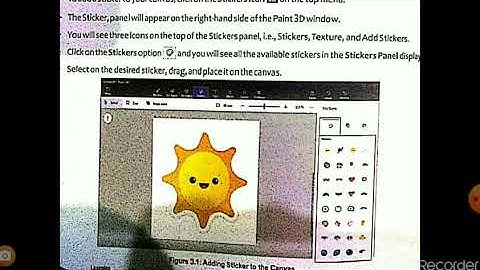Class IV Computer Ch 3 More On Paint 3D Part 1A