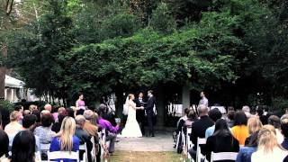 Ian Somerhalder and Nina Dobrev at Paul + Jessica's Weddding