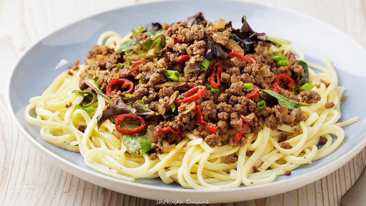 I use this Sichuan style beef mince instead of bolognese for my spaghetti 四川肉糜57 YouTube