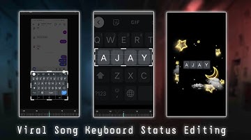 Instagram Viral Keyboard Name Status Editing Capcut | Keyboard Name video editing Capcut