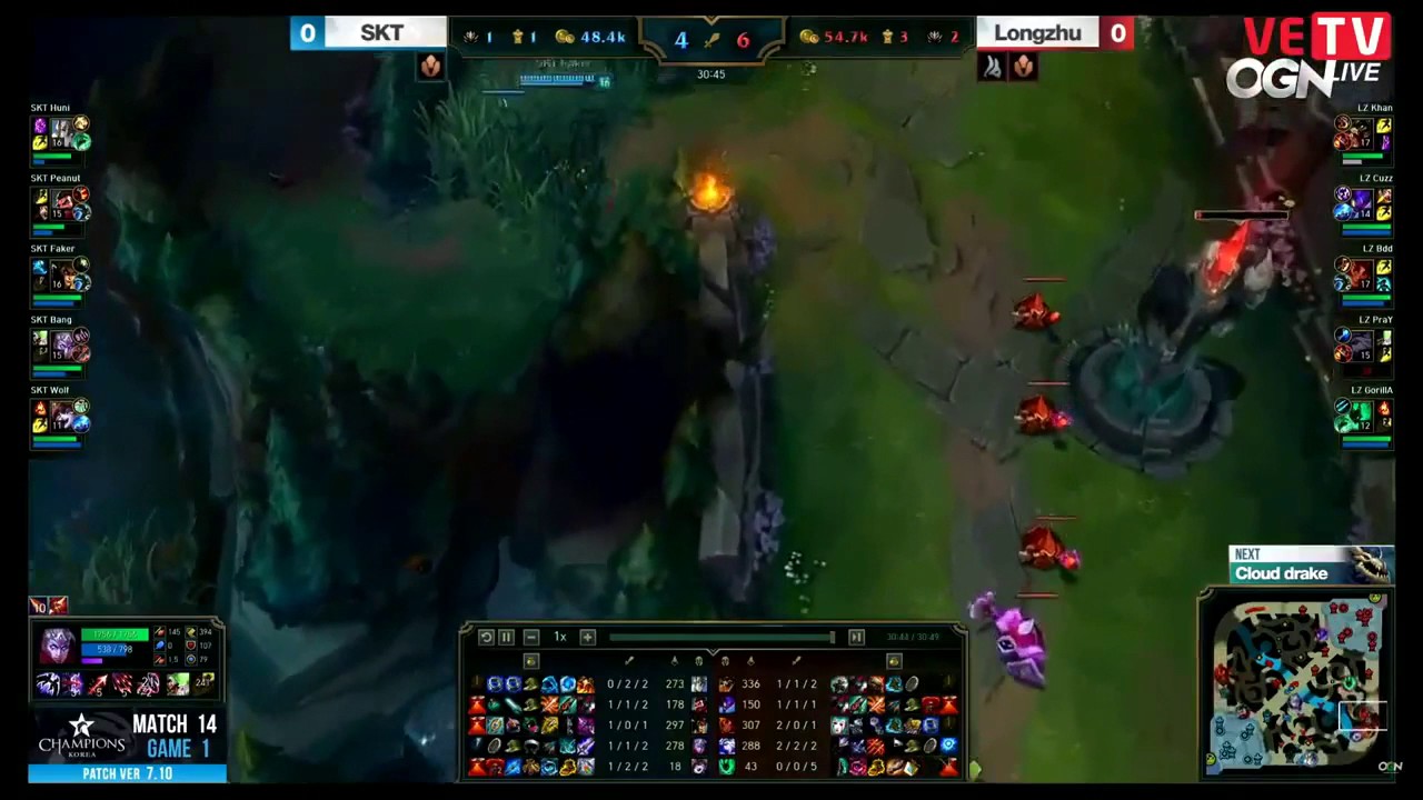 Khan 1v3 Outplay | LCK Summer 2017 | Longzhu vs SKT T1