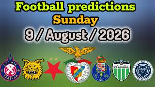 Full Sunday Football Predictions 09/08/2026 | Best Betting Tips & Predictions | GoldenGoalTips News