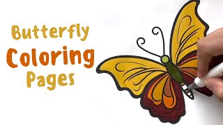 Level Up Your Coloring Skills with Butterfly Coloring Pages