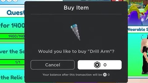 Finally got the Drill Arm UGC Limited on my alt | Clicker Mining Simulator