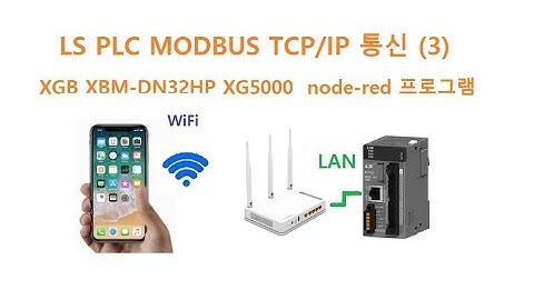 LS PLC Modbus TCP/IP XGB XBM-DN32HP XG5000  통신연결 (3) [두원공과대학교 AI융합과 김동일교수] 2.26