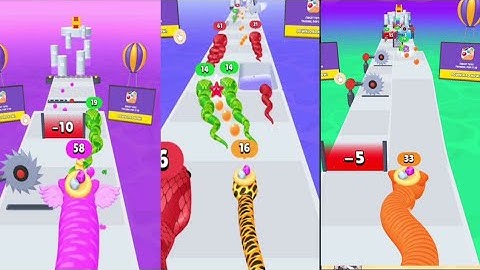 Snake Run Race Fun Gameplay Pt.01 #snakerunrace 