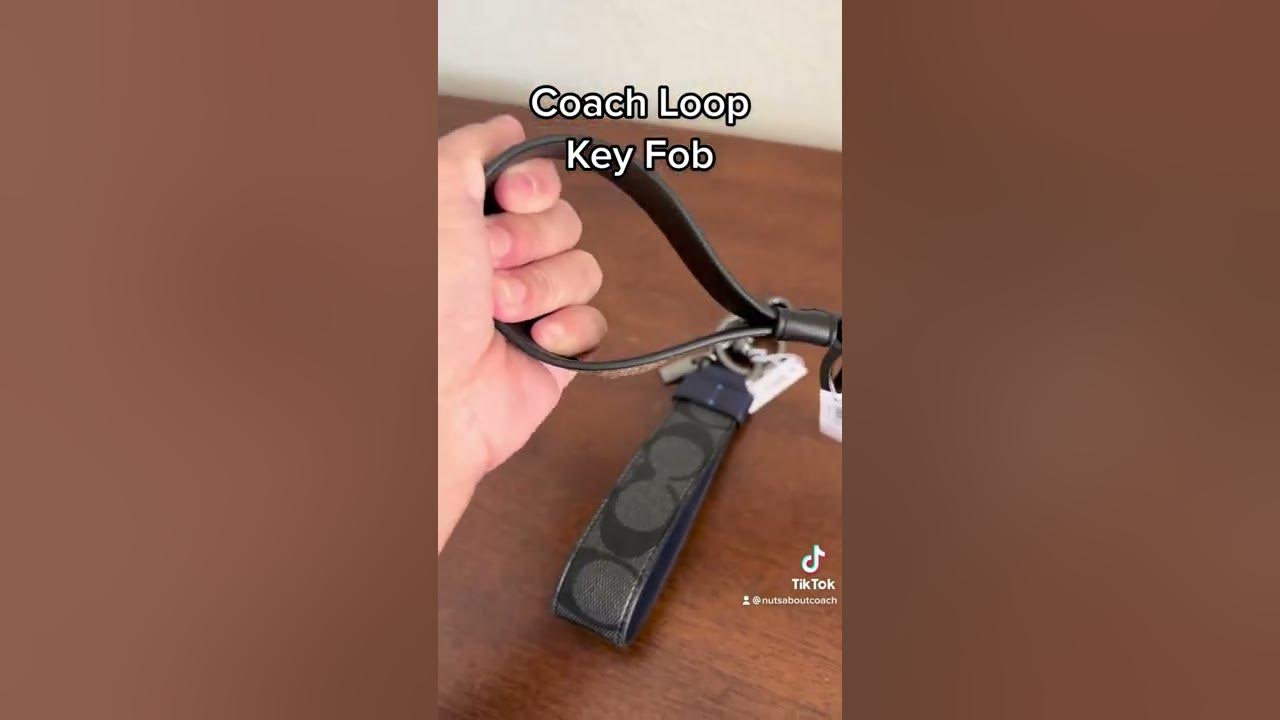 coach keychain loop