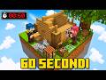 Hai 60 SECONDI per COSTRUIRE una CASA! - Minecraft