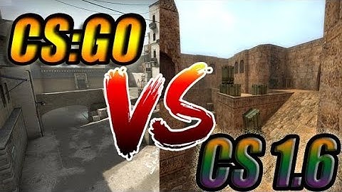 CSGO vs CS 1.6 (bots and graphics) (funny)