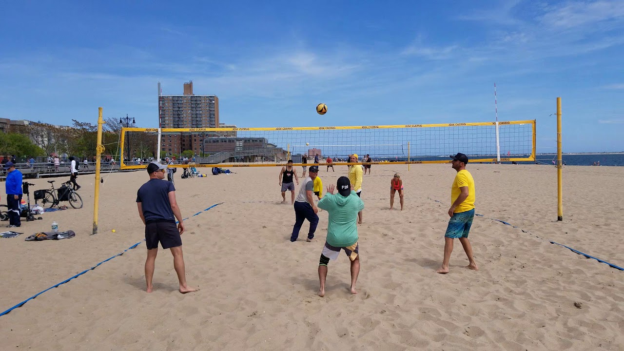 Sunday volleyball on Brighton beach part 4 YouTube