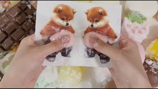 ASMR】 wax squishy crackingパキパキスクイーズ - YouTube