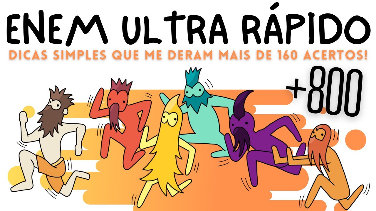 Jeito Fácil de Fazer o Enem mais Rápido e Melhor! 6 Dicas