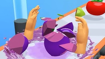 Hand Squeeze Very satisfying and relaxing ASMR slicing game (level 9-10) I AGTV