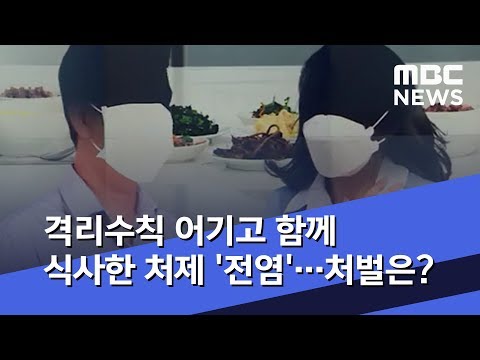 격리수칙 어기고 함께 식사한 처제 &#39;전염&#39;…처벌은? (2020.02.14/뉴스데스크/MBC)