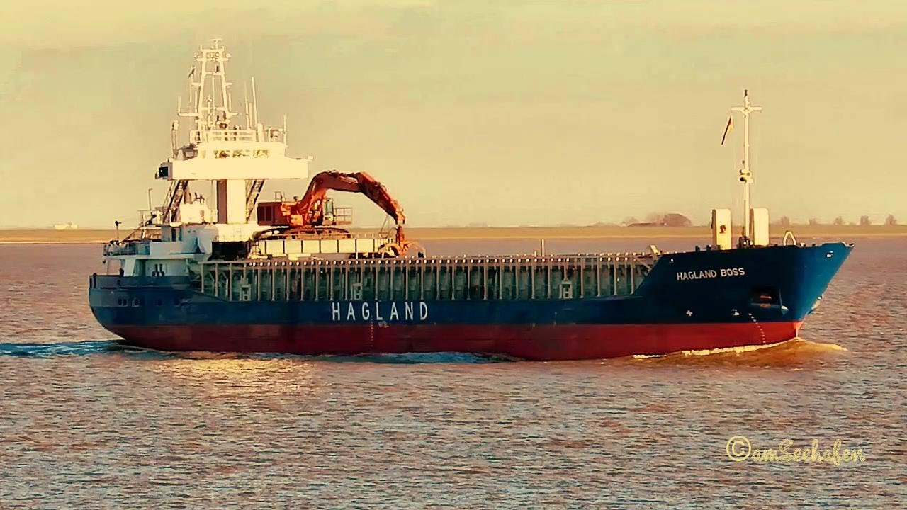 coaster HAGLAND 9HLE5 IMO Emden cargo seaship merchant vessel KüMo - YouTube