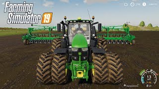 FS19 | #12 Sembrando Pasto | Tirando Herbicida y Purin | Tractores John Deere