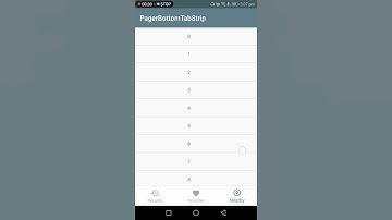 How To Implement Scrolling Bottom Navigation Bar in Android Studio #SHORTS #VIDEOSHORTS