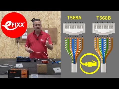 T568A vs T568B - what&rsquo;s the difference and how to test patch leads.