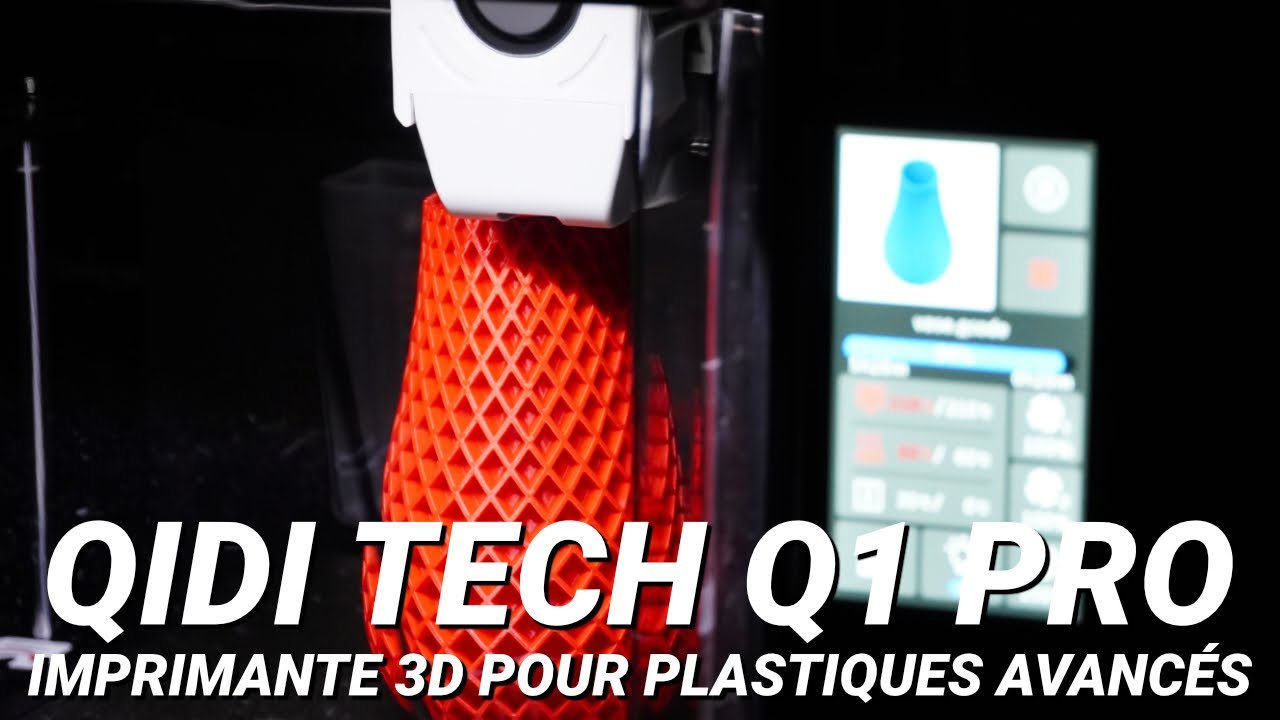 Préassemblée, rapide et performante. La Qidi Tech Q1 Pro est idéale pour les plastiques avancés!