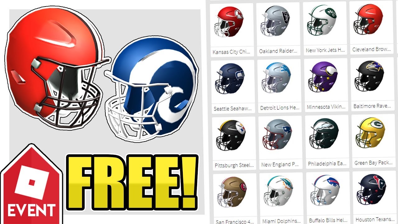 Event How To Get 32 Of The Nfl Helmets Roblox Youtube - fortnite thano s helmet roblox wholefedorg