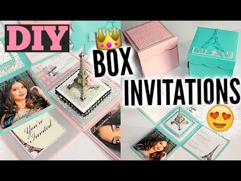 DIY EXPLODING BOX INVITATIONS +$100 GIFTCARD GIVEAWAY DIY Compilation 2017