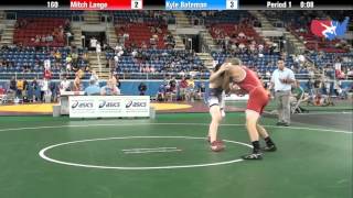 Fargo 2012 160 Round 1: Mitch Lange (Minnesota) vs. Kyle Bateman (Oregon)