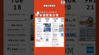 炸彈待爆，議息前重磅業績！#投資 #美股 #股市