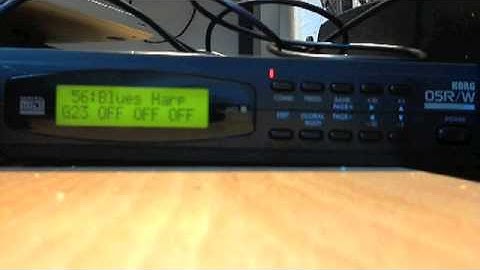 KORG 05R/W Sound Demo